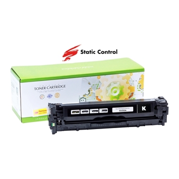 Тонер-картридж HP CLJP CE320A (128A) Static Control 2k Black (002-01-SE320A) - Фото №1