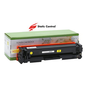 Картридж тонер HP CLJ CF402X (201X) Static Control ресурс 2300 стр. Yellow (002-01-SF402X) - Фото №1