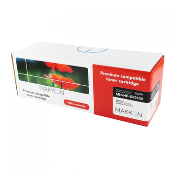 Картридж тонер HP CLJP CF210X (131X) (SF210X) Makkon ресурс 2400 стр. Black (MN-HP-SF210X) - Фото №1