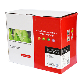 Картридж тонер HP LJP CF281X (81X) (SF281X) Makkon ресурс 25000 стр. (MN-HP-SF281X) - Фото №1