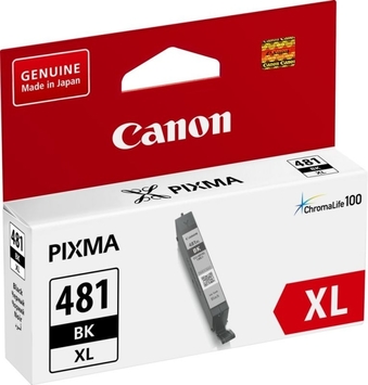Картридж Canon CLI-481C XL Black TS6140 / TS8140 / TS9140 / TR7540 / TR8540, 2047C001 - Фото №1