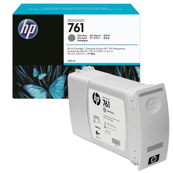 Картридж HP 761 400-ml Dark Gray DesignJet Ink Cartridge (CM996A) - Фото №1