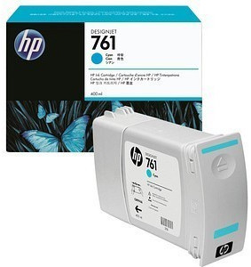 Картридж HP 761 400-ml Cyan DesignJet Ink Cartridge (CM994A) - Фото №1