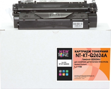 Тонер-картридж NewTone для HP LJ 1150 Q2624A Black (NT-KT-Q2624A) - Фото №1