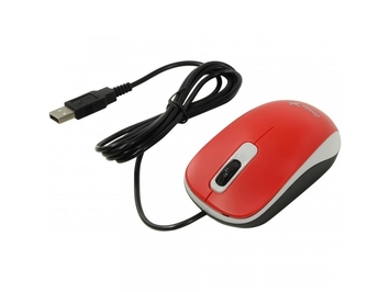 Мышь проводная DX-110 USB Red (31010116104) - Фото №1
