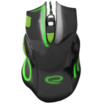 Мышь проводная Mouse MX401 HAWK Black-Green (EGM401KG) - Фото №1