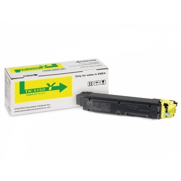 Тонер-картридж Kyocera 10K TK-5150Y для P6035cdn/M6x35cidn ресурс 10000 стр. Yellow (1T02NSANL0) Original - Фото №1