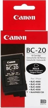 Картридж Canon для S100/S200/BJC-4000 BC-20Bk Black (0895A002) BC-23 - Фото №1