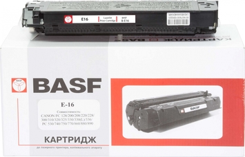 Картридж тонер BASF для Canon FC-128/230/310/330 E16 Black (BASF-KT-E16) - Фото №1