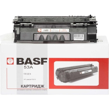 Картридж тонер BASF для HP LJ P2015/P2014/M2727 Q7553A Black (BASF-KT-Q7553A) - Фото №1