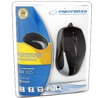 Мышь проводная Esperanza Mouse EM102S Black-s - Фото №1