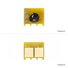 Чіп BASF для HP CF212A/CE312A/CC532A Yellow (BASF-CH-CE742A-U) - Фото №1