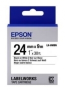 Картридж зі стрічкою Epson LK6WBN принтерів LW-700 Std Blk/Wht 24mm/9m - Фото №1