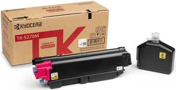 Тонер-картридж Kyocera TK-5270M для ECOSYS P6230cdn, M6230cidn, M6630cidn ресурс 6000 стор. Magenta (1T02TVBNL0) - Фото №1