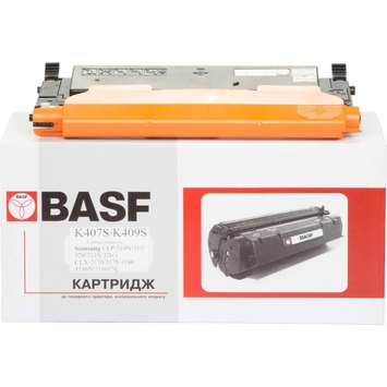 Картридж тонер BASF для Samsung CLP-310N/315/320 K407S/K409S Black (BASF-KT-K407S-CLP310) - Фото №1