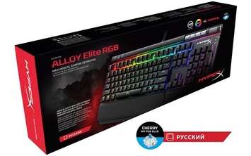 Геймерська клавіатура HyperX Alloy Elite RGB Blue (HX-KB2BL2-RU/R1) - Фото №1