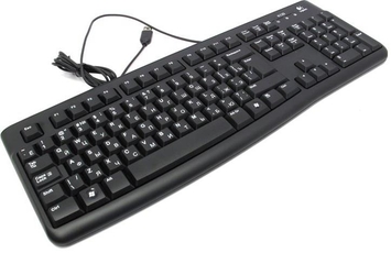 Клавіатура Logitech K120 USB OEM Ru (920-002522) - Фото №1