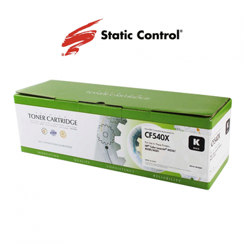Картридж тонер HP CLJP CF540X (203X) Static Control ресурс 3 200 стр. Black (002-01-SF540X) - Фото №1
