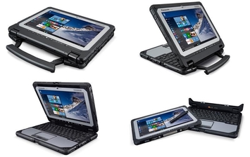 Ноутбук Panasonic TOUGHBOOK CF-20 10.1/Intel m5-6Y57/8/256/HD515/BT/WiFi/3G/W10P(CF-20A5108T9) - Фото №1