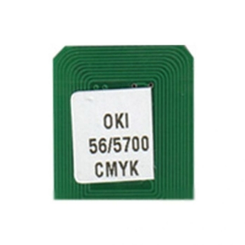 Чіп BASF для OKI C5600/5700 CMYK ( Black 6000 копій / Color 2000 копій) (WWMID-71086) 1шт - Фото №1