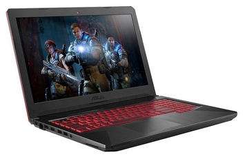 Ноутбук ASUS FX504GE-DM048 15.6FHD AG/Intel i5-8300H/8/1000/NVD1050Ti-4/EOS(90NR00I1-M00490) - Фото №1