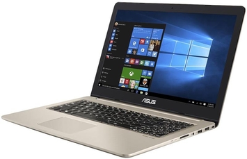 Ноутбук ASUS N580GD-E4008 15.6FHD AG/Intel i7-8750H/16/1000+256SSD/NVD1050-4/EOS/Gold(90NB0HX1-M00110) - Фото №1