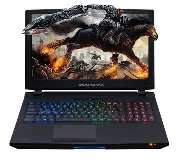 Ноутбук Dream Machines X1070-15 15.6FHD IPS AG 144Hz/Intel i7-8700K/16/1000+500F/NVD1070-8/DOS(X1070-15UA34) - Фото №1