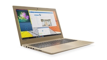 Ноутбук Lenovo IdeaPad 520 15.6FHD IPS AG/Intel i5-8250U/8/256F/NVD150-4/DOS/Golden(81BF00JKRA) - Фото №1