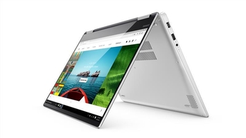 Ноутбук Lenovo Yoga 720 15.6FHD IPS Touch/Intel i5-7300HQ/16/256F/NVD1050-4/W10/Platinum(80X700BJRA) - Фото №1