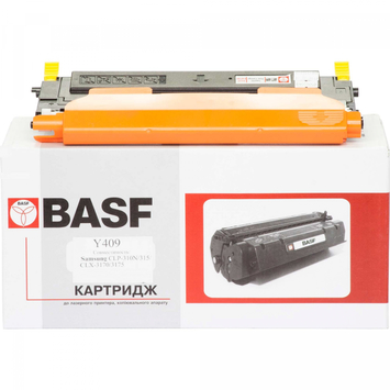 Картридж тонер BASF для Samsung CLP-310N/315, CLX-3170 CLT-Y409 Yellow (BASF-KT-CLTY409S) - Фото №1