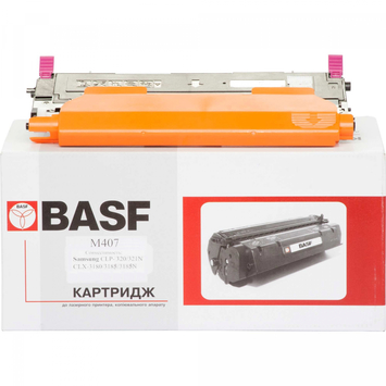 Картридж тонер BASF для Samsung CLP-320/320N/325/CLX-3185 CLT-M407S Magenta (BASF-KT-CLTM407S) - Фото №1