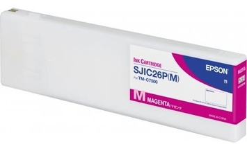 Картридж Epson SJIC26P принтера ColorWorks C7500 Magenta (C33S020620) - Фото №1