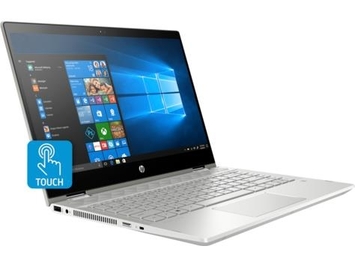 Ноутбук HP Pavilion x360 14-cd0004ur 14FHD/Intel i3-8130U/4/1000+16F/NVD130-2/W10/Silver (4HA76EA) - Фото №1