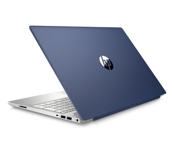 Ноутбук HP Pavilion 15-cs0010ur 15.6FHD AG/Intel i3-8130U/8/1000+128F/int/W10/Blue (4GN90EA) - Фото №1