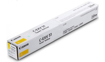 Тонер-картридж Canon 2.6K TONER CEXV51L Yellow (0487C002) Original - Фото №1