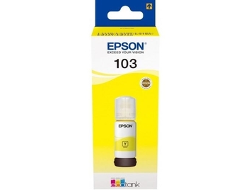 Картридж Epson 103 для L3100, L3110, L3150 ресурс 7 500 стр. Yellow (C13T00S44A) Original - Фото №1