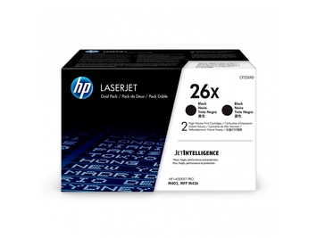 Тонер-картридж HP 26X LaserJet Black 2-pack (CF226XD) Original - Фото №1