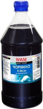 Чернила WWM Epson Expression Premium XP-600/XP-605/XP-700 1000г Black Пигментные (E26/BP-4) - Фото №1