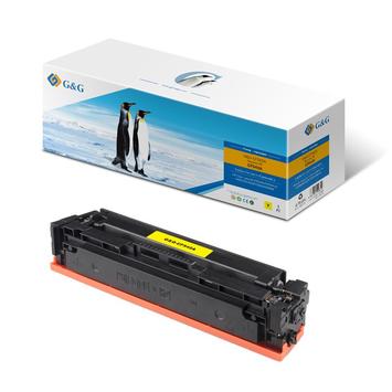 Тонер-картридж G&amp;G для HP CLJ M280/M281/M254 Yellow (1300 стр) G&amp;G-CF542A - Фото №1