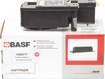 Тонер-картридж BASF для Xerox Phaser 6020/6022/WC6025/6027 106R02757 Magenta (BASF-KT-106R02757) - Фото №1