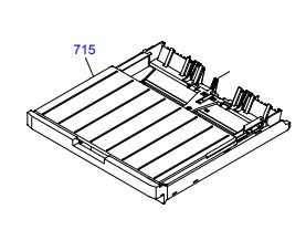 Кассета подачи бумаги, пластик Epson WF-7015/WF-7525/WF-7515, 1576997 - Фото №1
