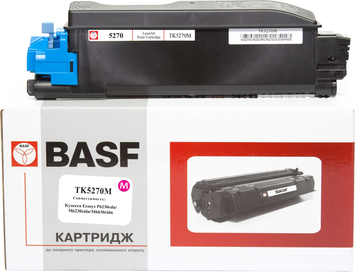 Картридж тонер BASF для KYOCERA P6230/M6230/M6630, TK-5270M 1T02TVBNL0 Magenta (BASF-KT-1T02TVBNL0) - Фото №1