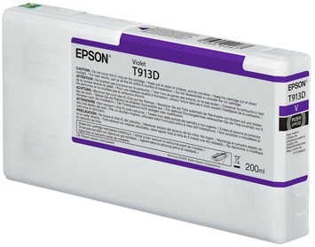 Картридж фиолетовый Epson для SC-P50 00 SC-P5000 200ml Violet (C13T913D00) - Фото №1