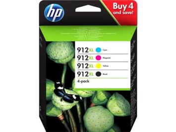 Картридж HP 912XL High Yield C/M/Y/K Original Ink Cartridge 4-Pack - Фото №1