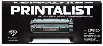 Тонер-картридж PRINTALIST для HP LJ P1102/M1212/P1005/P1505 CE285A/CB435A/CB436A Black (HP-CE285A-PL) - Фото №1