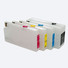 Набор перезаправляемых картриджей SuperPrint для HP DesignJet T120/Т520 (A/B/C/E) (REFILL4-HP711E) - Фото №1