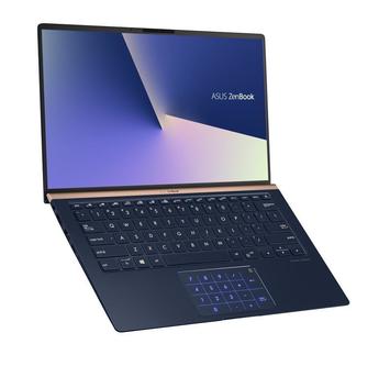 Ноутбук ASUS UX433FN-A5222T 14FHD AG/Intel i7-8565U/16/512SSD/NVD150-2/W10/Blue (90NB0JQ1-M08640) - Фото №1