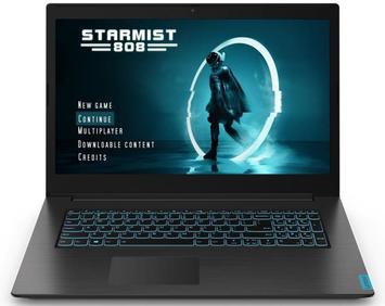 Ноутбук Lenovo IdeaPad L340 Gaming 17.3FHD IPS/Intel i5-9300H/8/1000/NVD1050-3/DOS/Black (81LL005SRA) - Фото №1