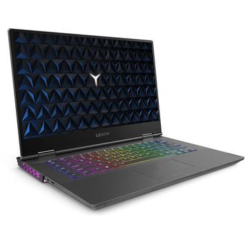Ноутбук Lenovo Legion Y740 15.6FHD IPS/Intel i7-9750H/16/1000+256F/NVD1660Ti-6/DOS/Black (81UF0019RA) - Фото №1