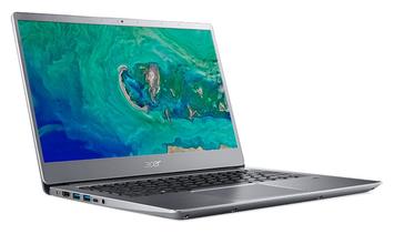 Ноутбук Acer Swift 3 SF314-54 14FHD IPS AG / Intel i3-8130U / 4 / 128F / int / Lin / Silver (NX.GXZEU.008) - Фото №1